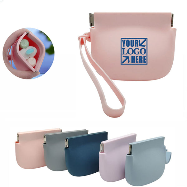 Mini Silicone Storage Bag with Handle