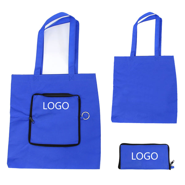 Non-woven Foldable Shopping Zipper Bag