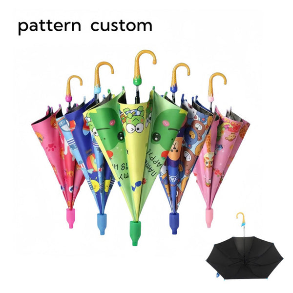 Kid’s Digital Printing Cartoon Umbrella