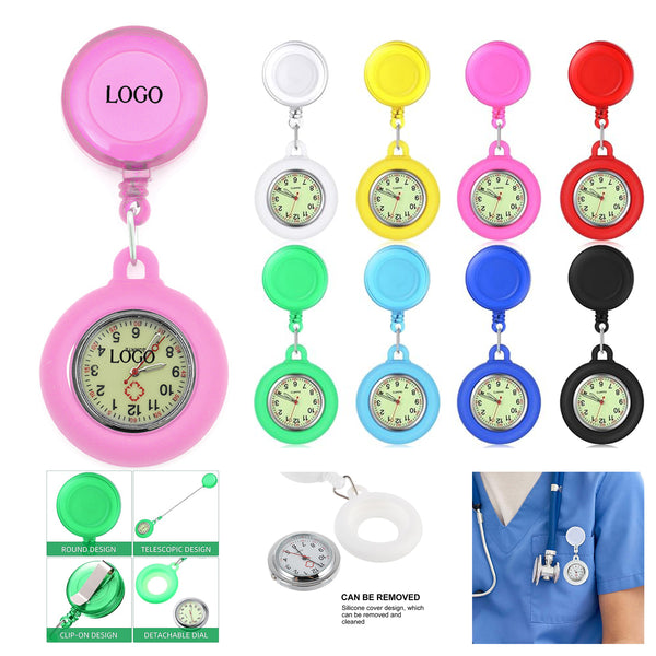Retractable Luminous Pocket Watch