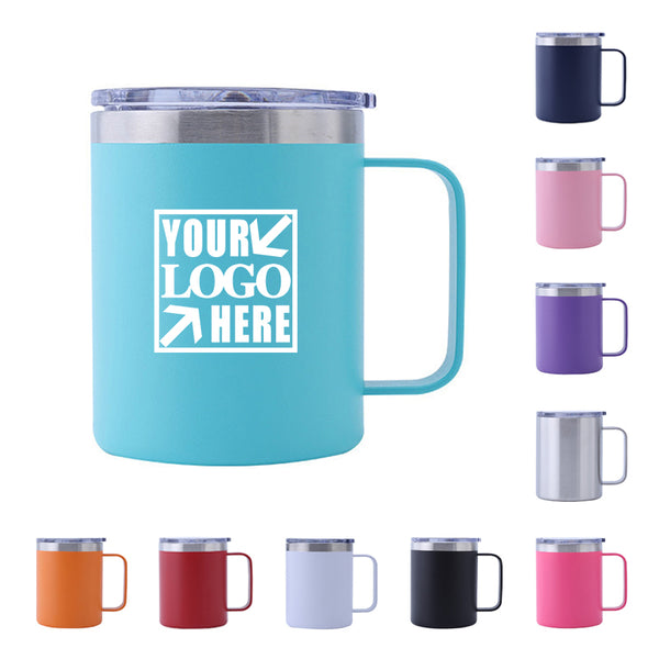 14 oz. Stainless Steel Travel Cup Lid Handy Mugs