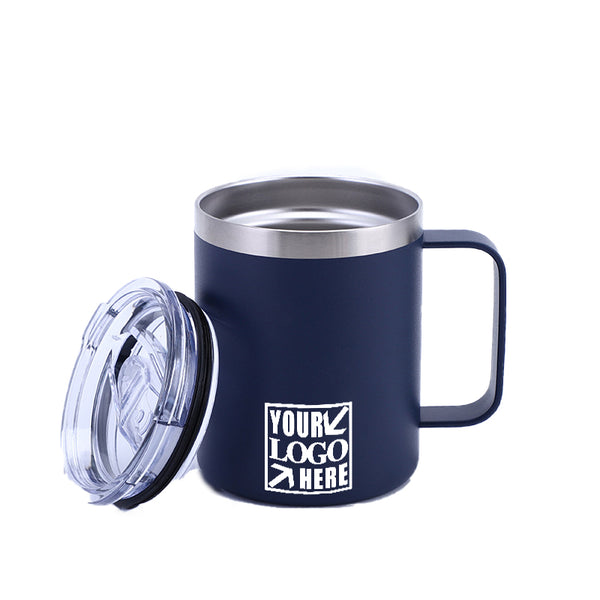 14 oz Insulated Coffee Camping Mug with Lid Tumbler Handle