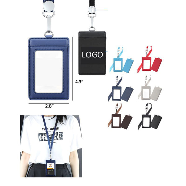ID Badge Holder - PU Leather