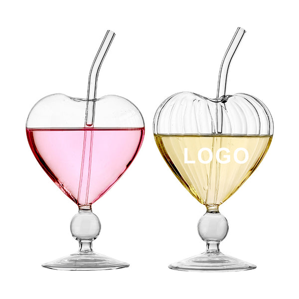 7.5OZ Creative heart-shaped bar cocktail glass