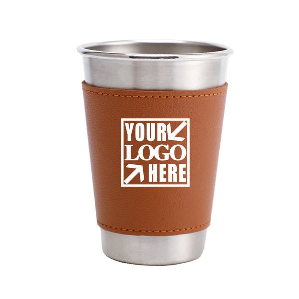 17oz Stainless Steel Cup with PU Sleeve