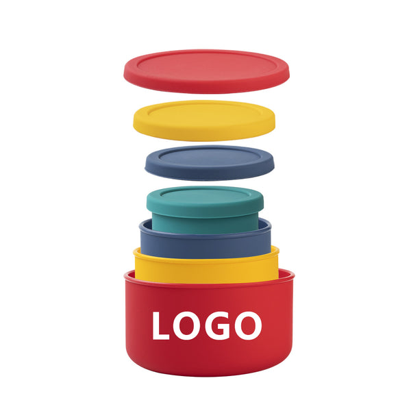 Round Silicone Lunch Box