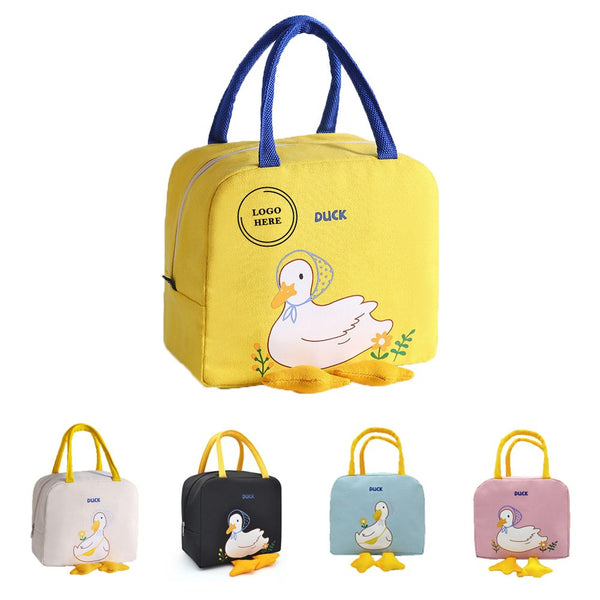 Cute 3D Duck Lunch Bag