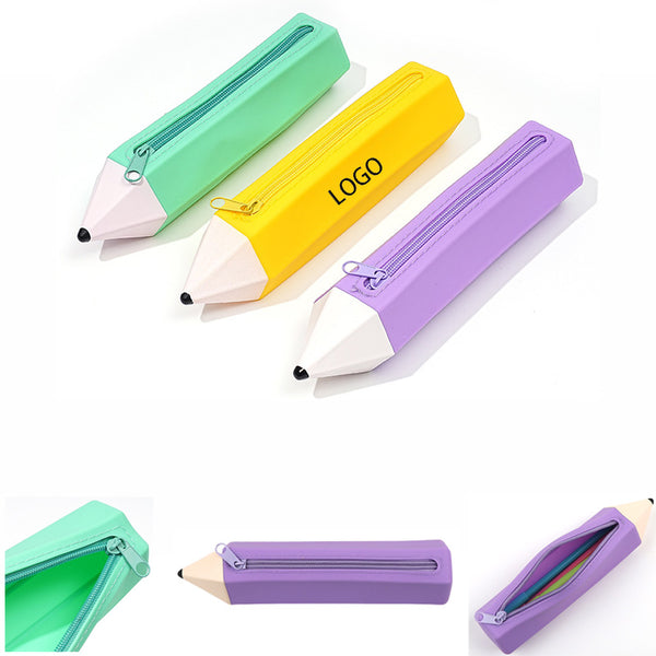 Portable Silicone Stationery Pen Case