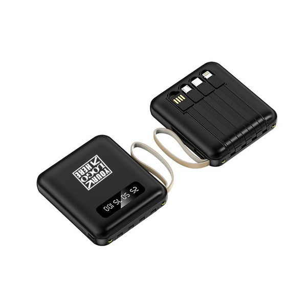 10000mAh Power Bank Portable Charger with LED Display