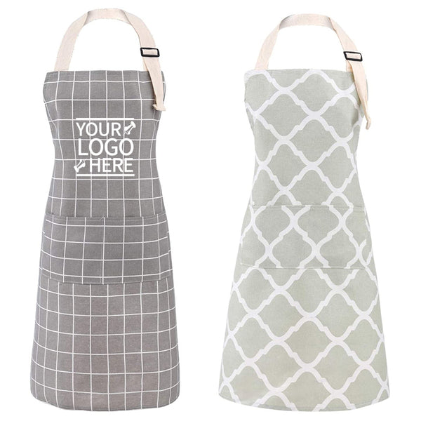 Striped Waterproof Kitchen Apron