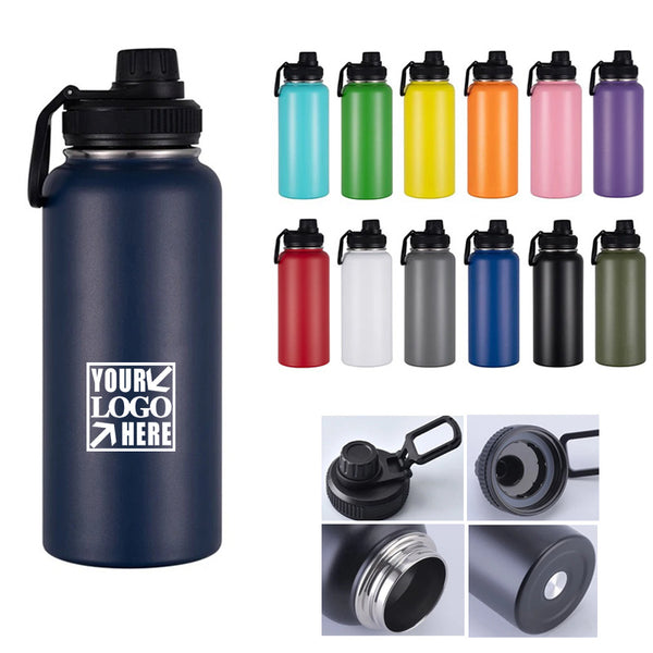 32oz Sport Water Bottle with Spout & Handle