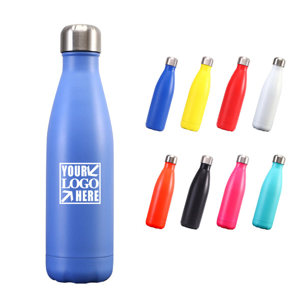 16oz Stainless Steel Matte Spill Proof Sports Bottle