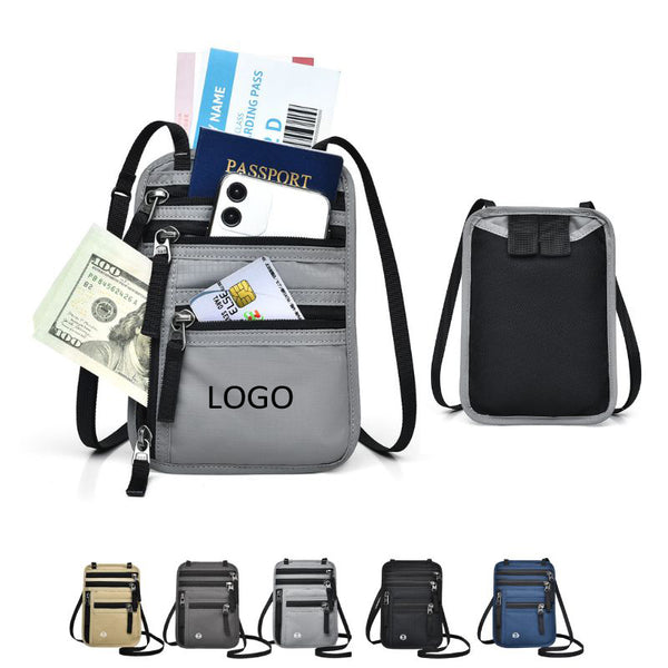 RFID Crossbody Passport Bag