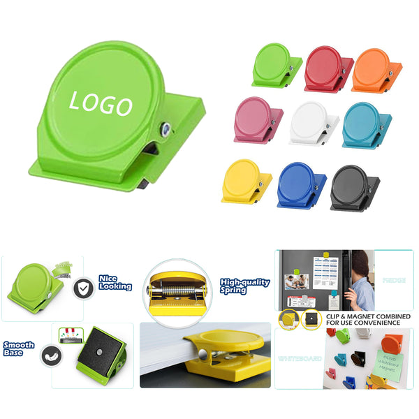 Magnetic Fridge Magnet with Clip