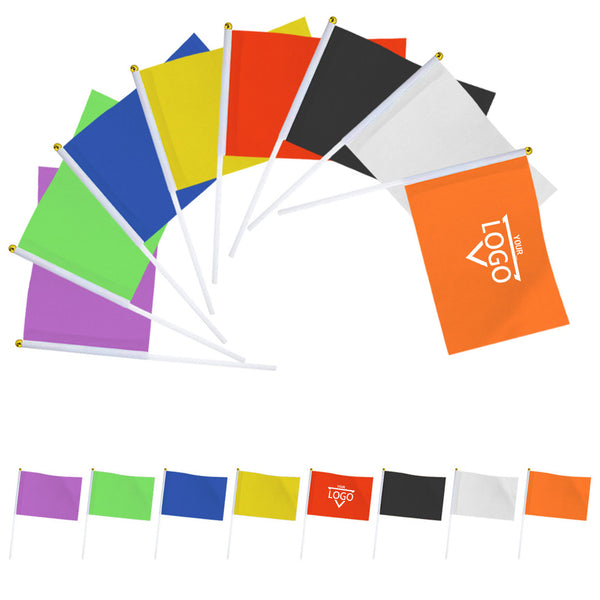 CR0216 - Solid Plain Colors Waving Flag