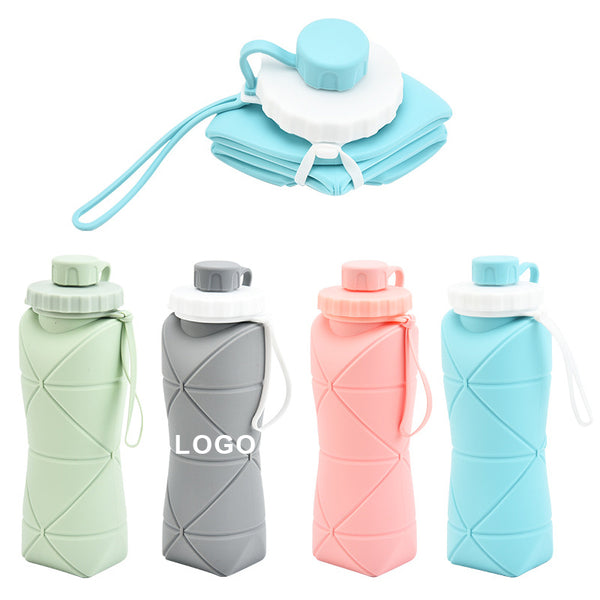 large capacity silicone collapsible water cup