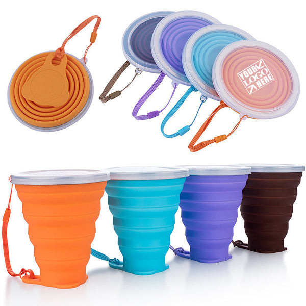 9OZ Silicone Collapsible Travel Water Cup
