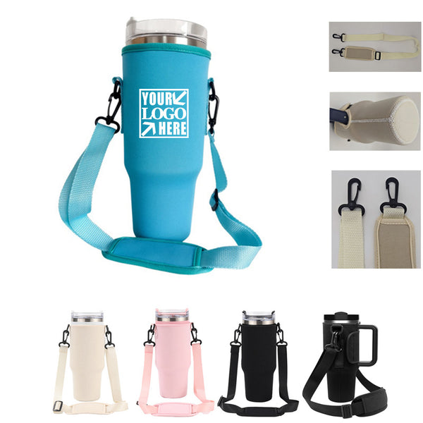 40oz Water Bottle Holder with Adjustable Shoulder Strap