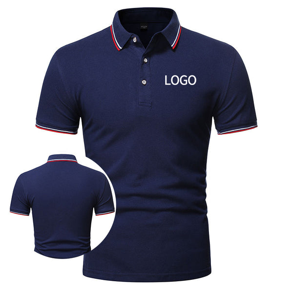 Mens Polo Shirt Short Sleeve Sports Golf  Tennis T-Shirt