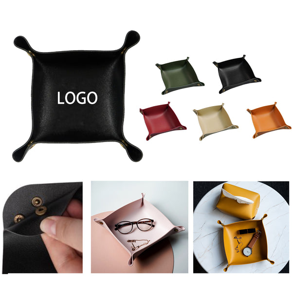 Leather Jewelry Valet Tray