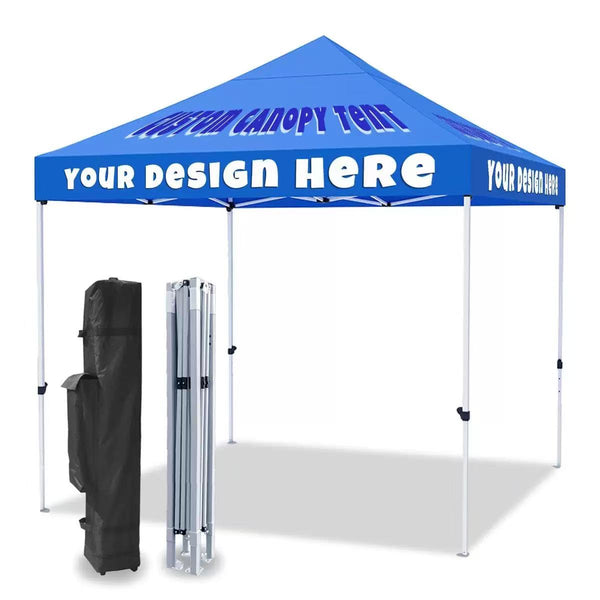 10' x 10' Steel Fram e Custom Printed Pop Up Tent Kit