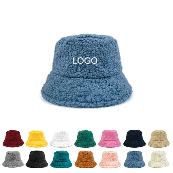 Wholesale Fuzzy Women Lightweight Bucket Hat