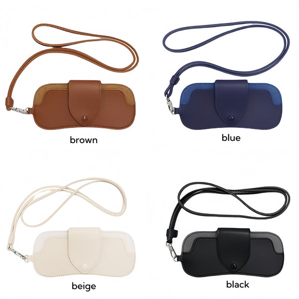 PU Leather Eyeglasses Bag Holder