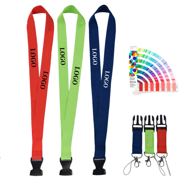 Polyester Lanyard with Safety Breakaway Clasp