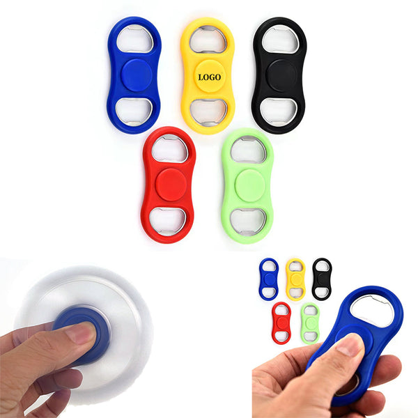 Fidget spinner bottle opener