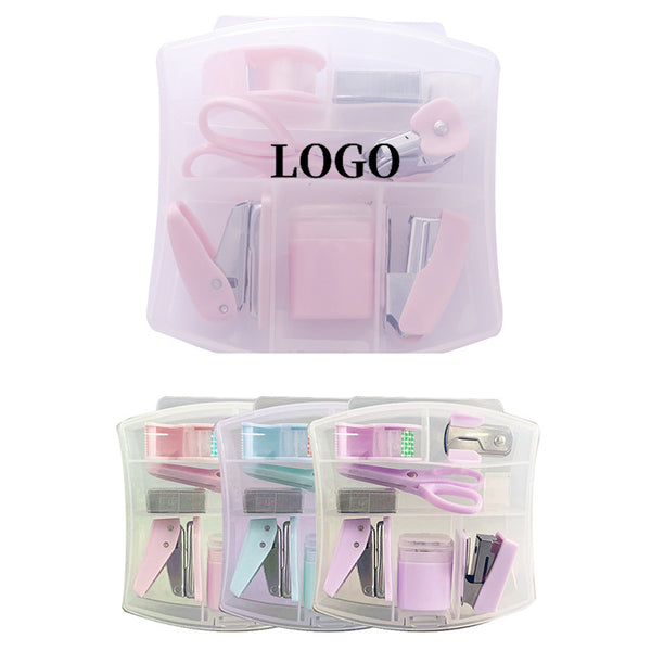 Staplers Mini Office Supply Kit Portable Case