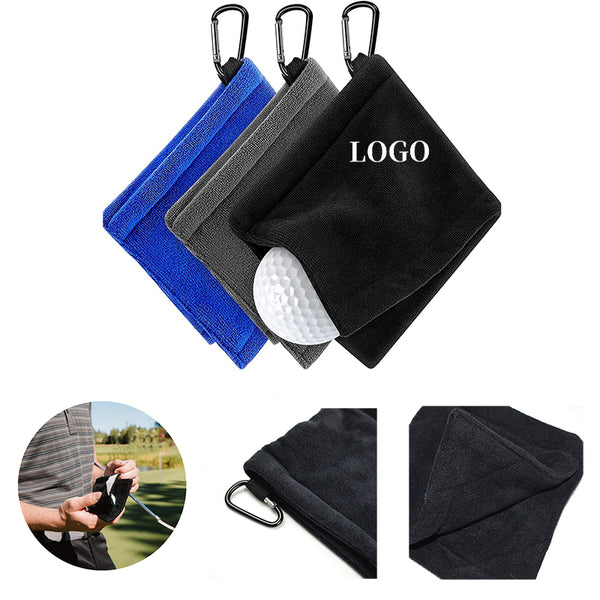 Golf Ball Towel With Carabiner