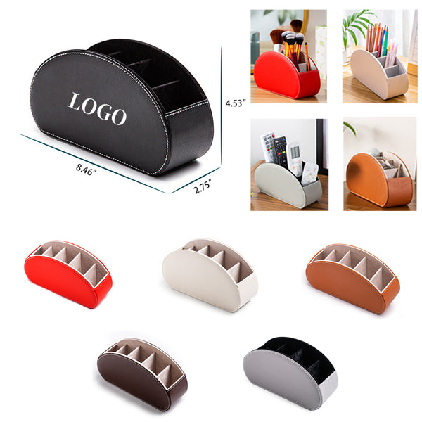 PU Leather Desktop Organizer