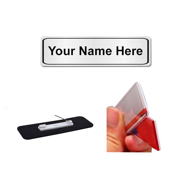 Acrylic pin nameplate