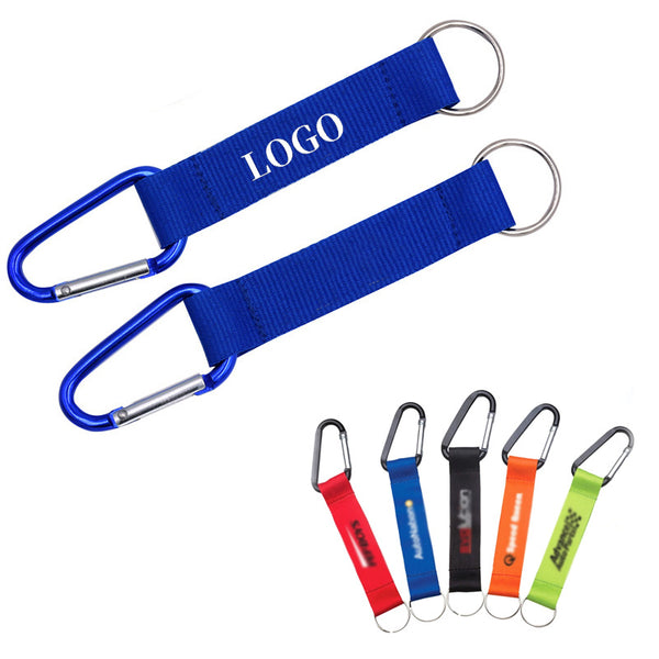 Key Ring Lanyard Key Ring with Metal Carabiner
