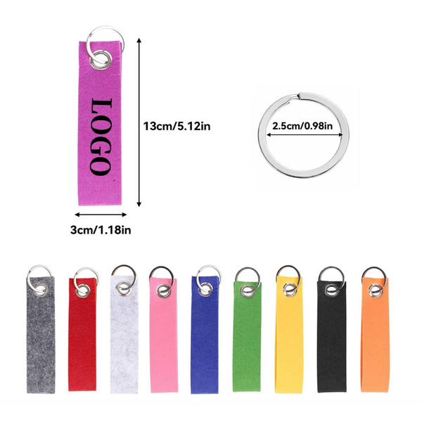 Felt keychain