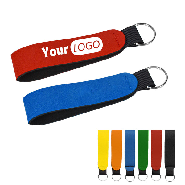 Floating Neoprene Wristband Keychain