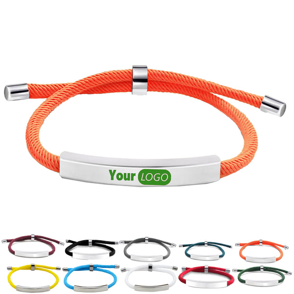 Adjustable Braided Stainless Steel Bracelet