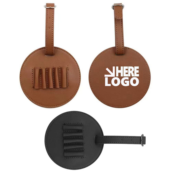 Golf Tee Leather Storage Bag