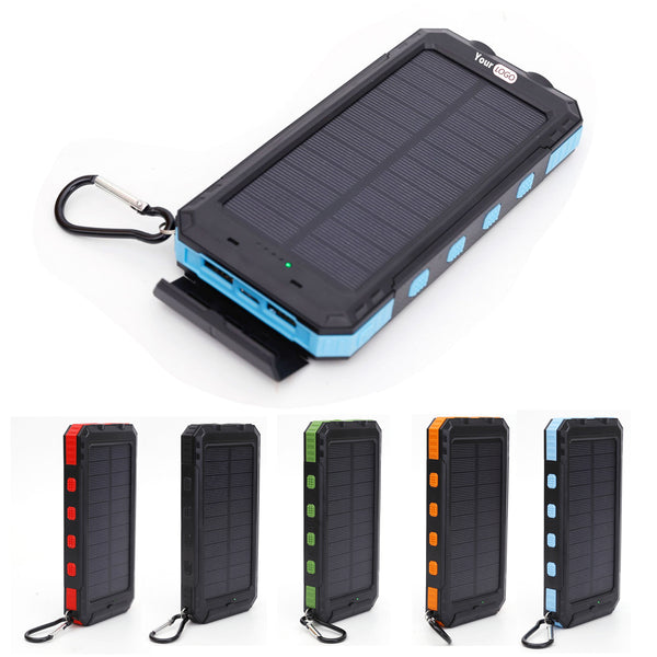 10000mAh Compass Solar Waterproof Power Bank
