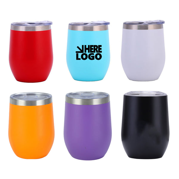 12 OZ Double Wall Vacuum Wine Cup