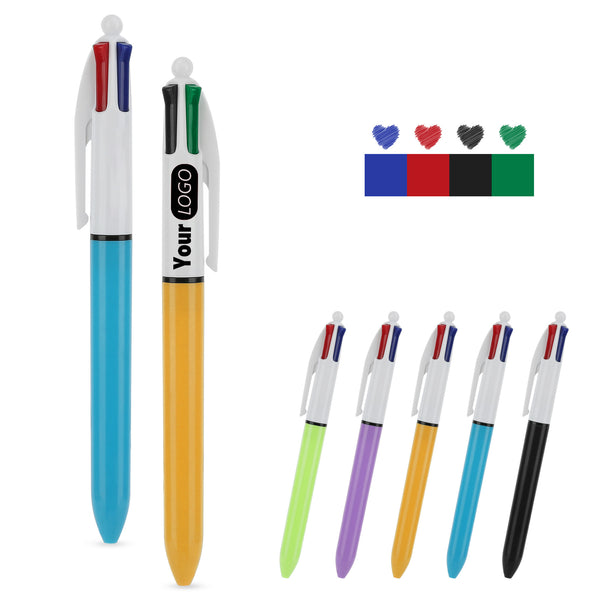 4-Color Retractable Ball Pens