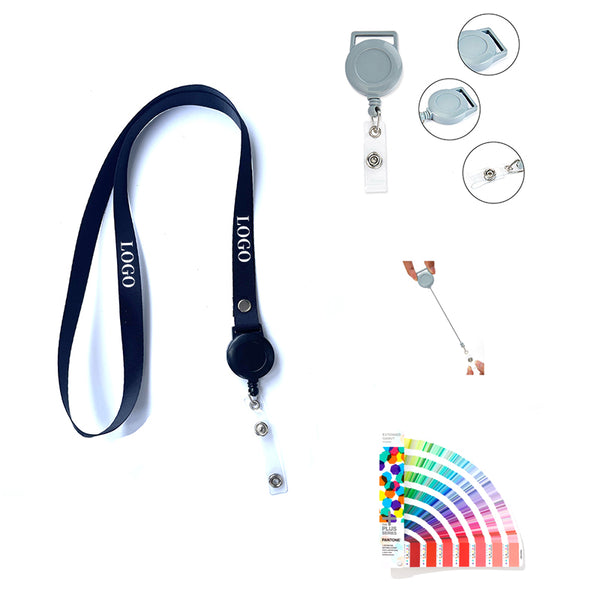 3/4" Polyester Lanyard with Safety Breakaway Clasp