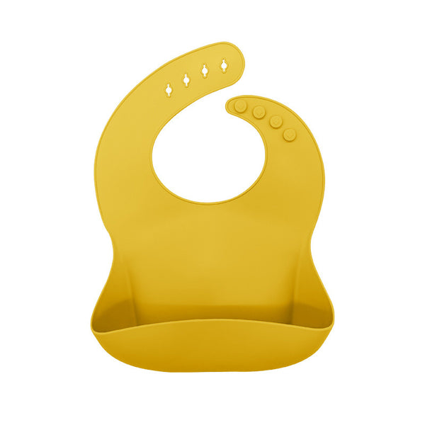 Silicone Baby Adjustable Bibs with Food Catcher